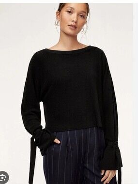 Aritzia Emmy Sweater Tie Sleeves